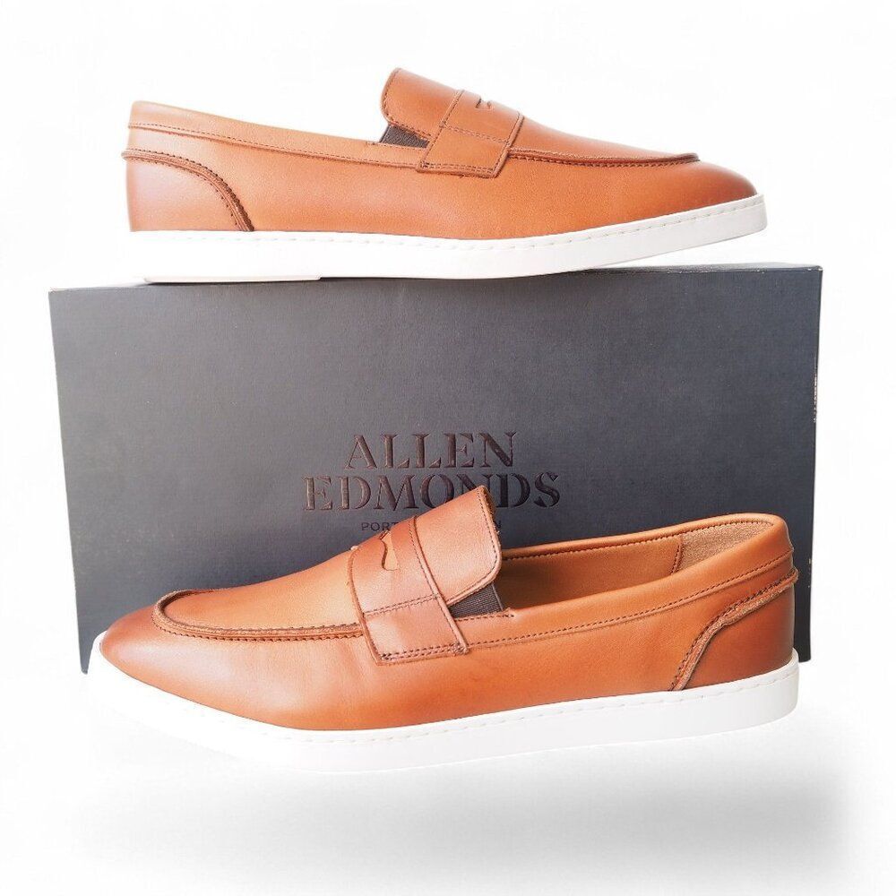 Allen Edmonds Randolph Slip-on Penny Loafer Sneaker "Chili Brown" Men's‎ 10.5D